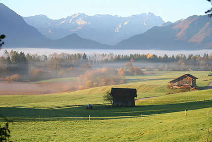 Bayerische Seen - Murnauer Moos im Herbst - Bildquelle: Tourist Info Murnau